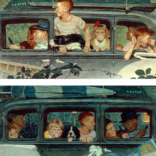 Norman Rockwell, Going and Coming, 1947