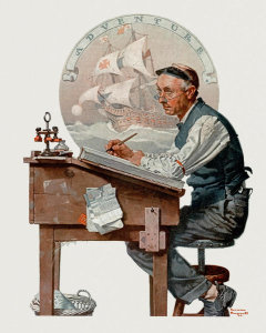 Norman Rockwell - CPA (Daydreaming Bookkeeper), 1924