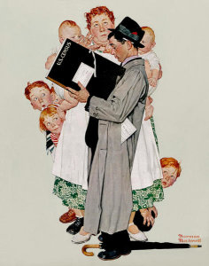 Norman Rockwell - Census Taker, 1940