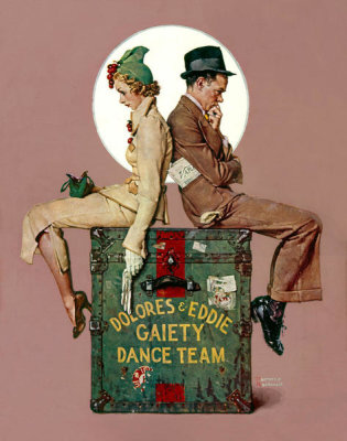 Norman Rockwell - Gaiety Dance Team, 1937