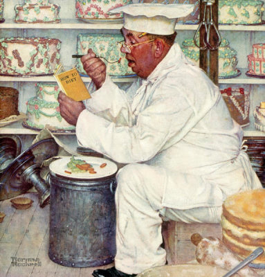 Norman Rockwell - How to Diet, 1953