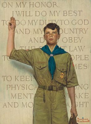 Norman Rockwell - I Will Do My Best, 1945