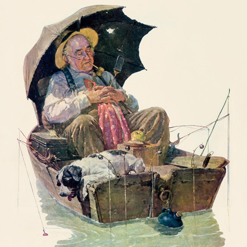 Norman Rockwell, Gone Fishing, 1930
