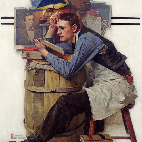 Norman Rockwell, Law Student (Young Lawyer), 1927