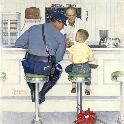 Norman Rockwell, The Runaway, 1958