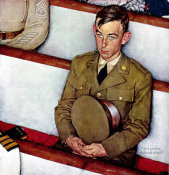 Norman Rockwell - Willie Gillis in Church, 1942