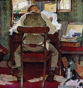 Norman Rockwell - Income Taxes, 1945
