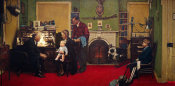 Norman Rockwell - Norman Rockwell Visits a Family Doctor (Visiting the Family Doctor), 1947