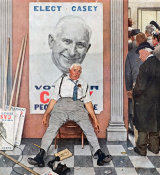 Norman Rockwell - Elect Casey, 1958