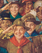 Norman Rockwell - An Army of Friendship, 1933