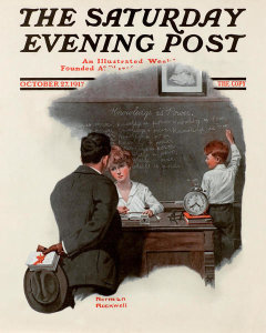 Norman Rockwell - Knowledge is Power, 1917
