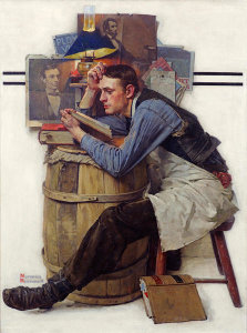 Norman Rockwell - Law Student (Young Lawyer), 1927