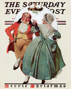 Norman Rockwell - Christmas Dance, 1928