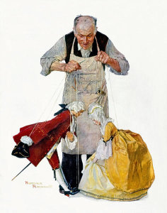 Norman Rockwell - Marionettes, 1932