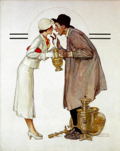 Norman Rockwell - Antique Dealer (Brass Merchant), 1934