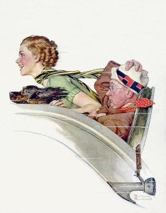 Norman Rockwell - Rumble Seat, 1935