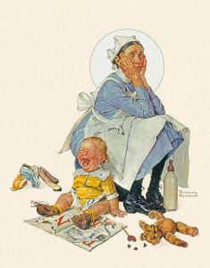 Norman Rockwell - The Nanny, 1936