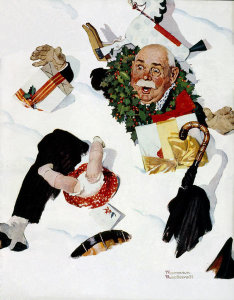 Norman Rockwell - White Christmas, 1937