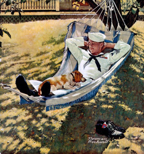 Norman Rockwell - On Leave, 1945