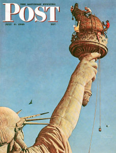 Norman Rockwell - Statue of Liberty, 1946