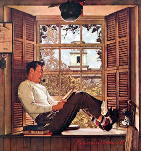 Norman Rockwell - Willie Gillis in College, 1946