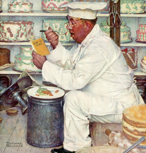 Norman Rockwell - How to Diet, 1953