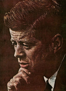 Norman Rockwell - Portrait of John F. Kennedy, 1963
