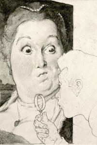 Norman Rockwell - Art Critic - Study No. 2, 1955