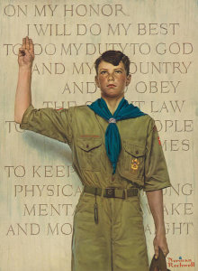 Norman Rockwell - I Will Do My Best, 1945