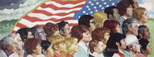 Norman Rockwell - Spirit of America, 1974