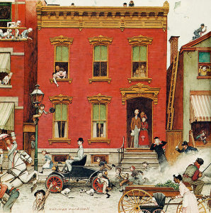 Norman Rockwell - The Street Was Never the Same Again, 1953