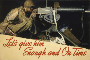 Norman Rockwell - Let's Give Him Enough and on Time, 1942