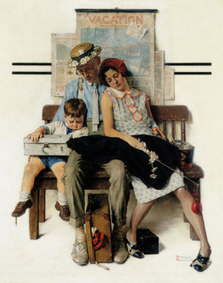 Norman Rockwell - Home from Vacation, 1930