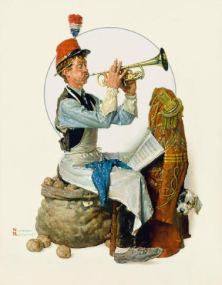 Norman Rockwell - Trumpeter, 1931