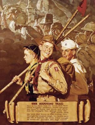 Norman Rockwell - The Scouting Trail, 1939