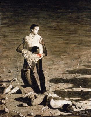 Norman Rockwell - Murder in Mississippi (Southern Justice), 1965