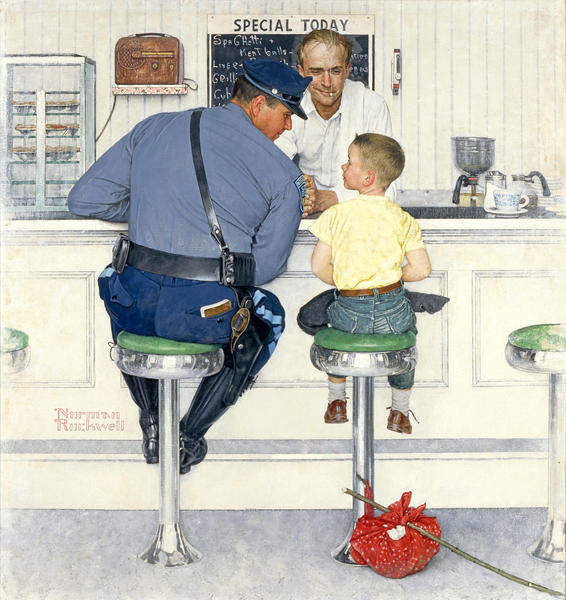 Norman Rockwell The Runaway